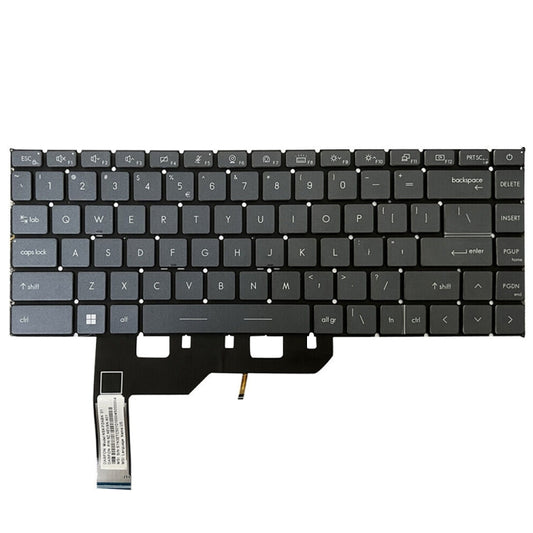 US Version Laptop Keyboard with Backlight for MSI GE66 Raider / MS-1541 / GP66 / MS-1542/1543 / GS66 / MS-16V1 / MS-16V2 / 10SD / 10SE (Grey) by buy2fix