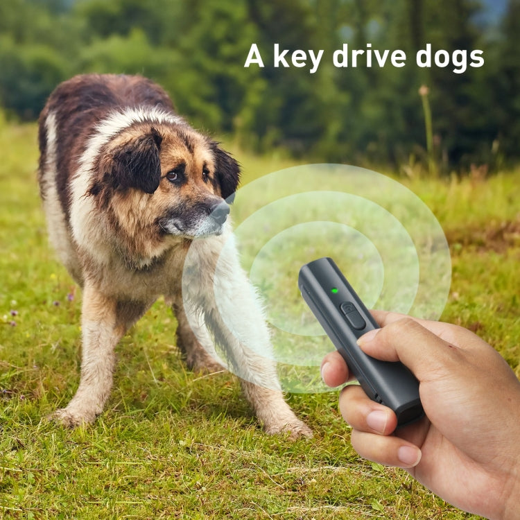 N11 Ultrasonic Dog Repeller with UV Flashlight (Black) by buy2fix