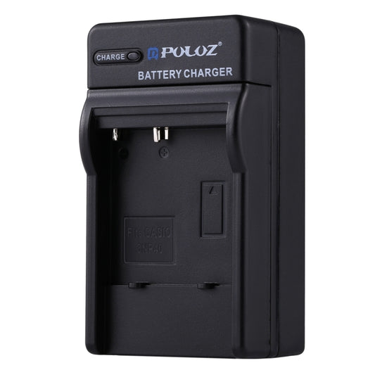 PULUZ EU Plug Battery Charger with Cable for CASIO CNP40 Battery by PULUZ