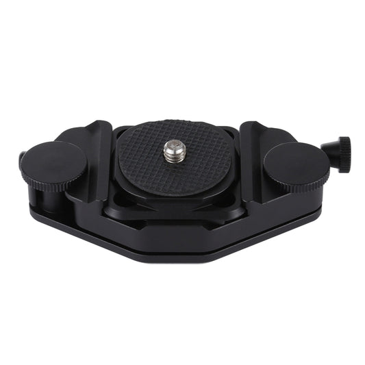 PULUZ Capture Camera Clip CNC Aluminum Alloy Quick Release Clip with Plate (Black) by PULUZ