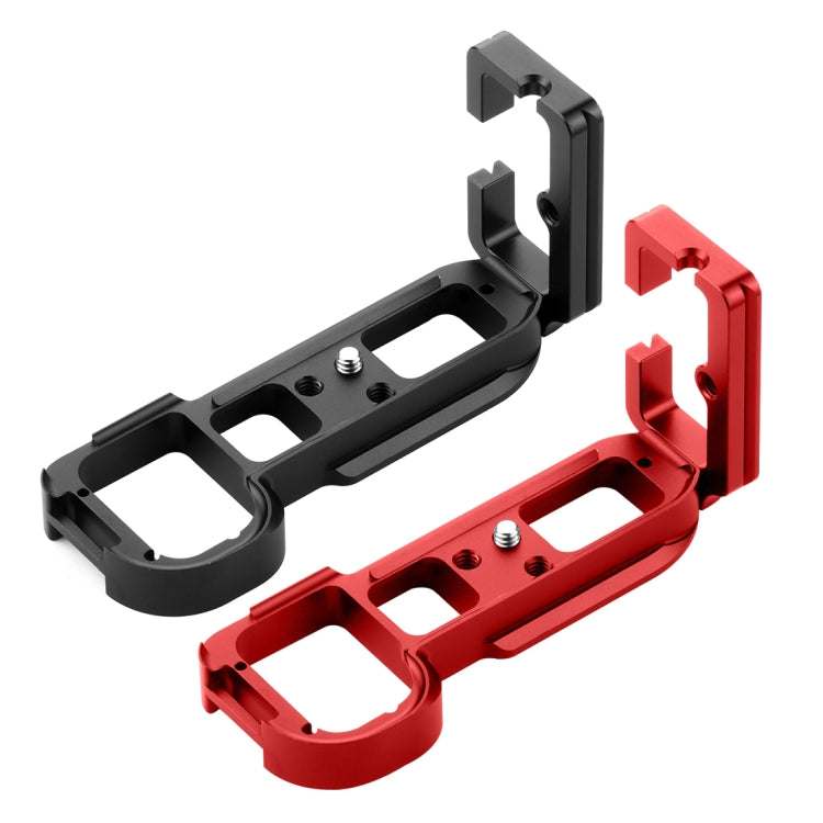 PULUZ 1/4 inch Vertical Shoot Quick Release L Plate Bracket Base Holder for Sony A7R / A7 / A7S(Red) by PULUZ