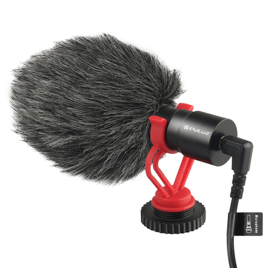 PULUZ Professional Interview Condenser Video Shotgun Microphone with 3.5mm Audio Cable for DSLR & DV Camcorder by PULUZ