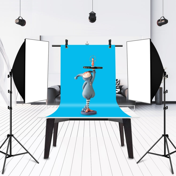 67cm T-Shape Photo Studio Background Support Stand Backdrop Crossbar Bracket with Clips, No Backdrop(Black) by PULUZ