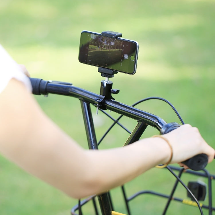 PULUZ Bike Aluminum Handlebar Tripod Ball Head Adapter Mount for GoPro HERO10 Black / HERO9 Black / HERO8 Black /7 /6 /5 /5 Session /4 Session /4 /3+ /3 /2 /1, DJI Osmo Action, Xiaoyi and Other Action Cameras by PULUZ