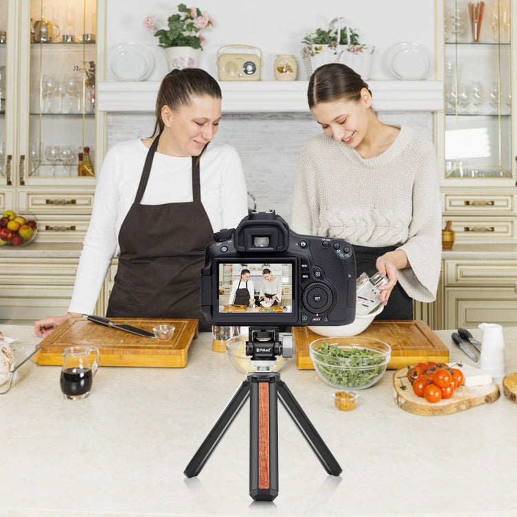 PULUZ Mini 180 Degree Swing Tripod Ball Head Cold Shoe Mount Adapter(Silver) by PULUZ