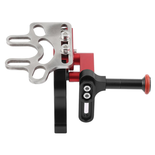 PULUZ Shutter Release Trigger Extension Adapter Lever Mount for Underwater Arm System(Black Red) by PULUZ