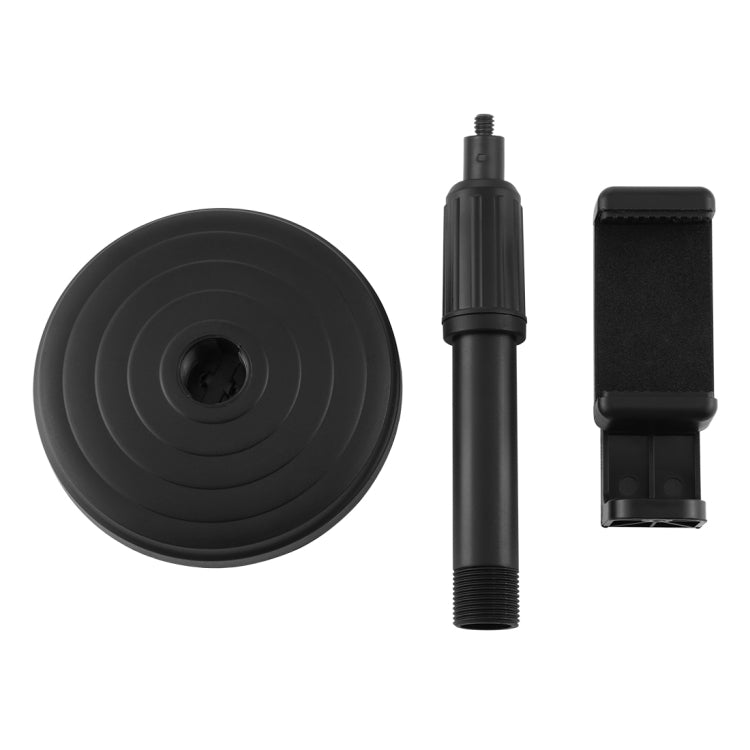 PULUZ Round Base Desktop Holder Mount with Phone Clamp, Adjustable Height: 15.5cm-25.5cm by PULUZ