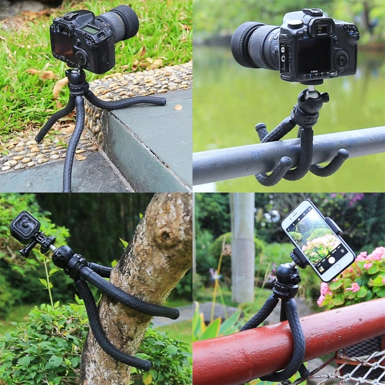 PULUZ Mini Octopus Flexible Tripod Holder with Ball Head for SLR Cameras, GoPro, Cellphone, Size:30cmx5cm by PULUZ