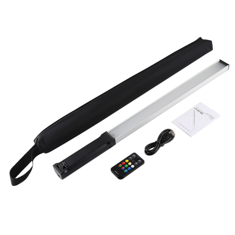 PULUZ RGB Colorful Photo LED Stick Adjustable Color Temperature Handheld LED Fill Light with Remote Control(Black) by PULUZ