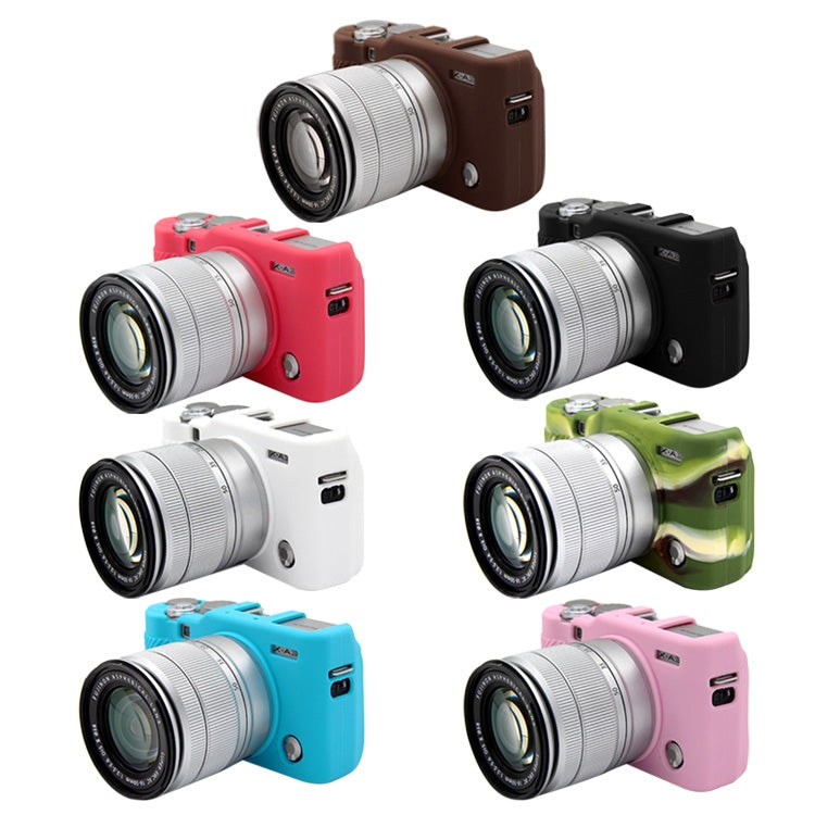 PULUZ Soft Silicone Protective Case for FUJIFILM X-A3 / X-A10(Rose Red) by PULUZ