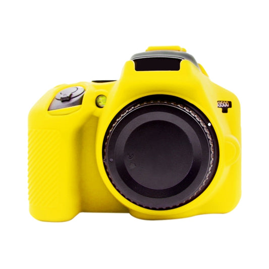 PULUZ Soft Silicone Protective Case for Nikon D3500(Yellow) by PULUZ