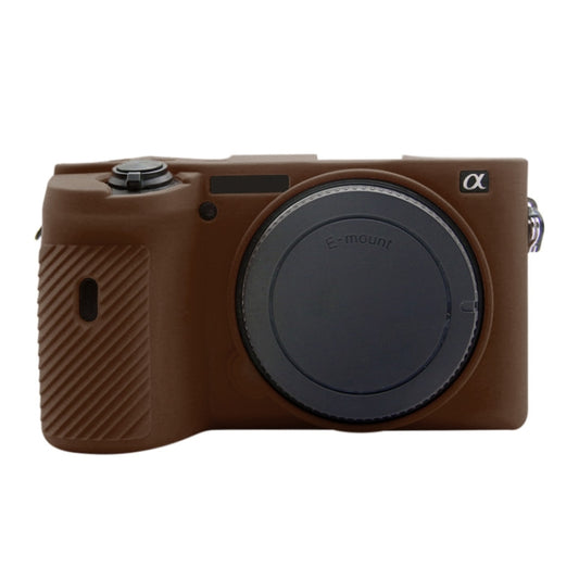 PULUZ Soft Silicone Protective Case for Sony A6600 / ILCE-6600(Coffee) by PULUZ
