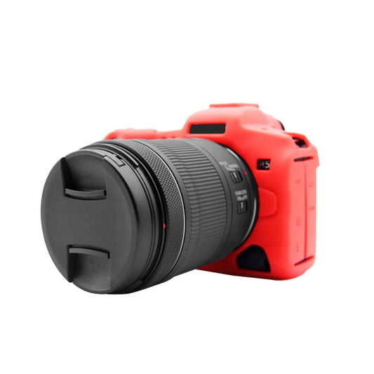 PULUZ Soft Silicone Protective Case for Canon EOS R5(Red) by PULUZ