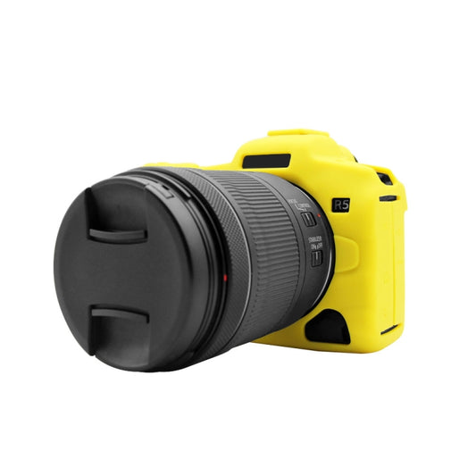PULUZ Soft Silicone Protective Case for Canon EOS R5(Yellow) by PULUZ