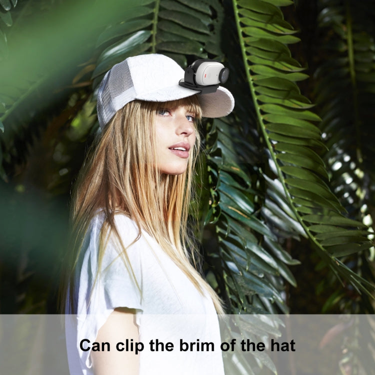 For Insta360 GO3 / GO 3S PULUZ Easy Clip Hat Clip Quick Release Clamp Magnetic Frame Fixed Mount (Black) by PULUZ