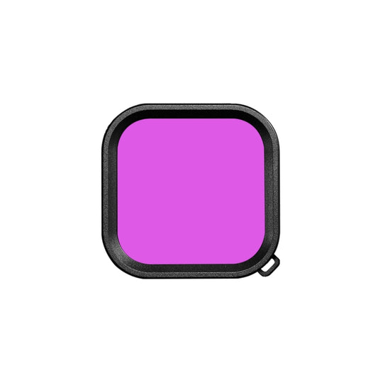 PULUZ Square Housing Diving Color Lens Filter For GoPro HERO13 Black /12 Black /11 Black /10 Black /9 Black, Only for PU527 Diving Case(Purple) by PULUZ
