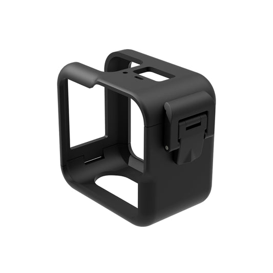 For GoPro Hero11 Black Mini PULUZ PC Plastic Border Frame with Buckle Basic Mount & Screw(Black) by PULUZ