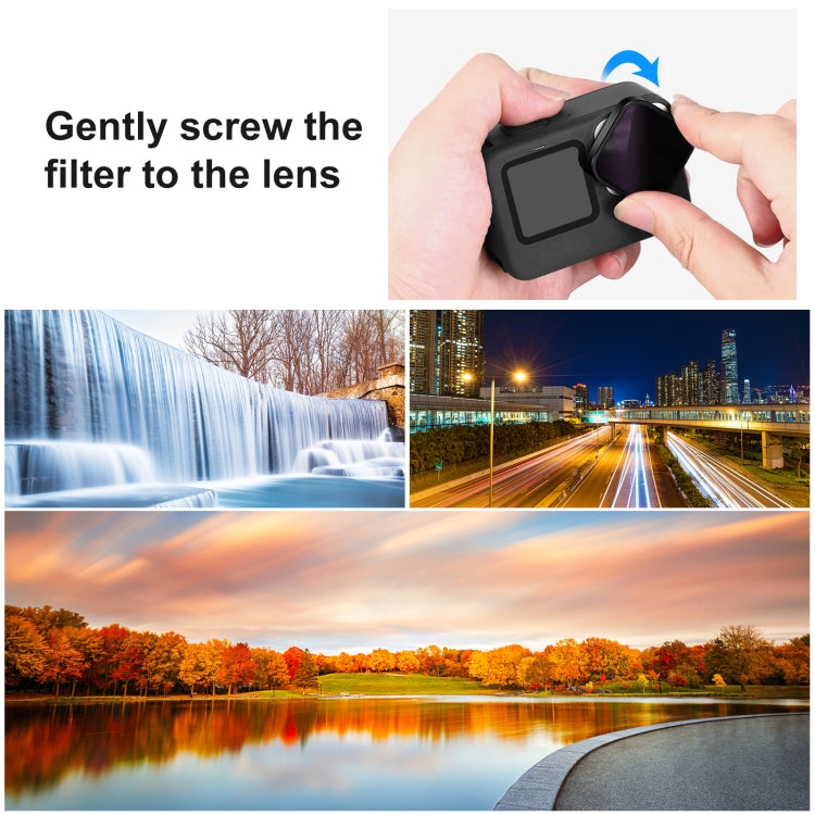 PULUZ Action Camera UV Lens Filter For GoPro HERO13 Black /12 Black /11 Black /11 Black Mini /10 Black /9 Black by PULUZ
