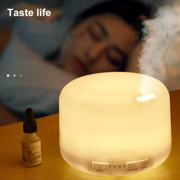 Ultrasonic Aroma Diffuser with Colorful LED Lights (US Plug)(White) by buy2fix