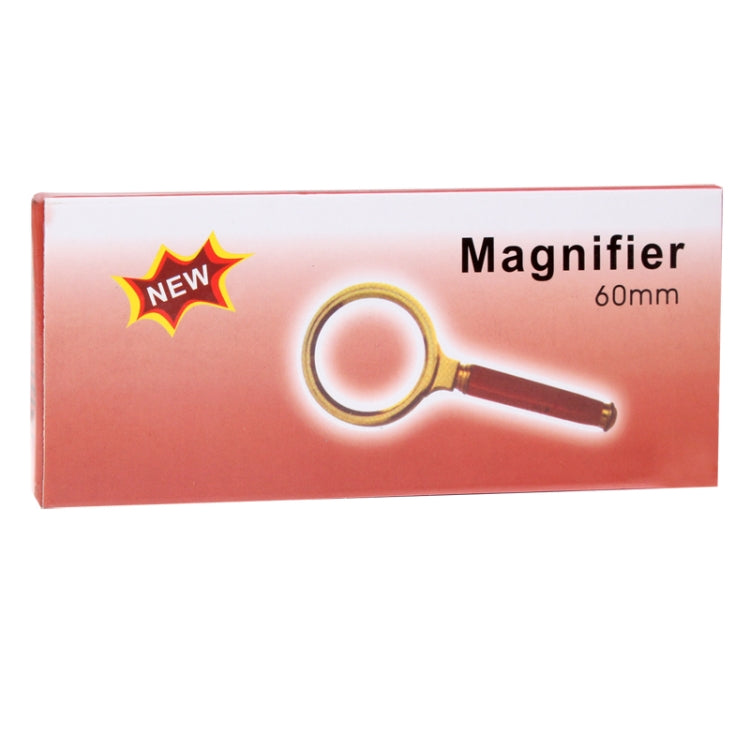60mm Handheld Magnifier with Wooden Handle by buy2fix