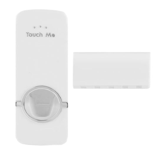 Automatic Toothpaste Dispenser With Toothbrush Holder by buy2fix