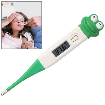 Digital Waterproof Flexible Probe LCD Display Electronic Clinical Thermometer for Baby by buy2fix