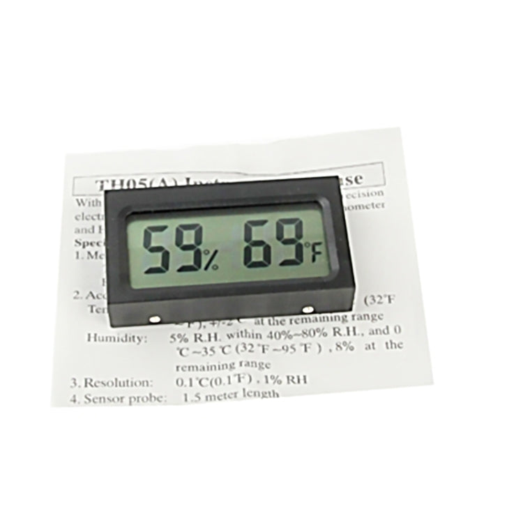 Mini LCD Indoor Digital Thermometer Humidity (Fahrenheit Display) by buy2fix