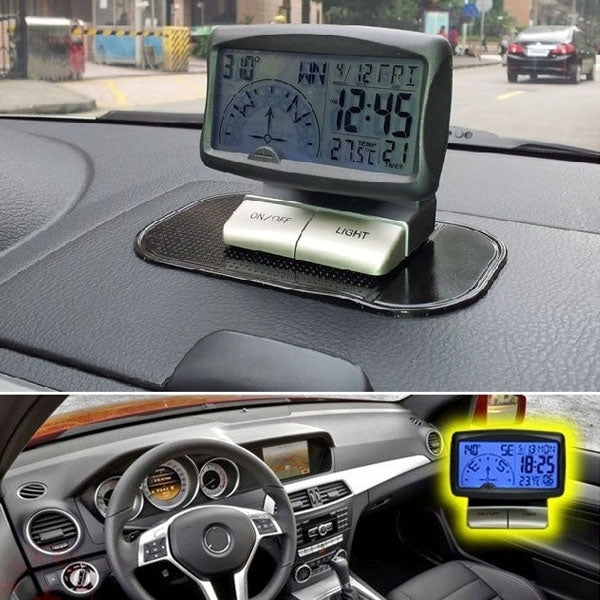 PR-166 3.5 inch LCD Multifunction Digital Car Compass by buy2fix