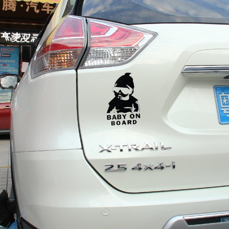 Baby On Board Pattern Vinyl Car Sticker, Size: 20cm x 13cm(Black) by buy2fix