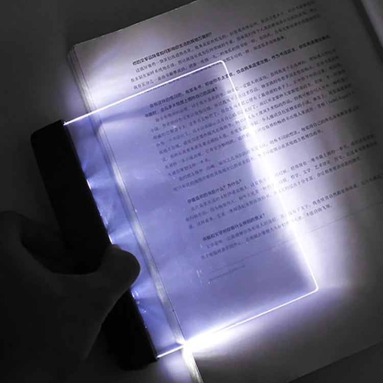 Book Wedge Reading Night Light, 3 LED Bright Panel Travel Lamp by buy2fix