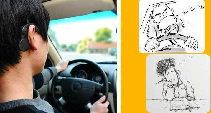 Car Vehicle Driver Safety Driving Alarms Sleepy Reminder Alert(Black) by buy2fix