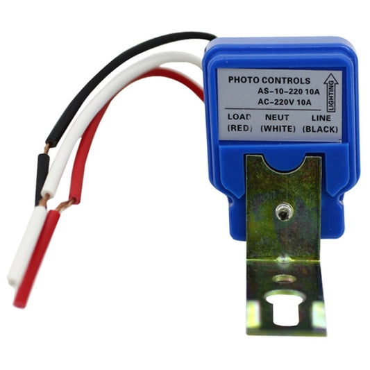AS-10 220V 10A Waterproof Auto On Off Street Light Sensor Control Switch by buy2fix