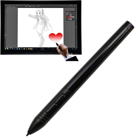 Huion P801 Rechargeable Digital Pen Stylus Mouse Digitizer Pen for Huion Graphics Tablet(Black) by HUION