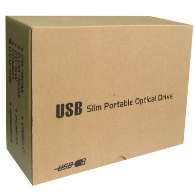 USB Slim Portable Optical Driver (DVD-RW)(Black) by buy2fix