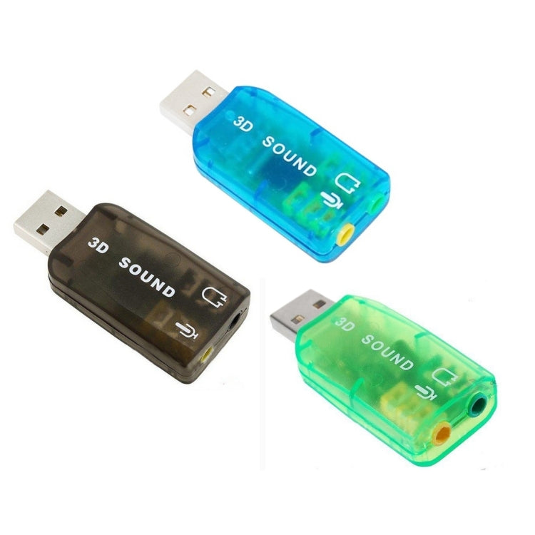 USB DSP 5.1 External Sound Card Adapter Mono Channel (Color random delivery) by buy2fix