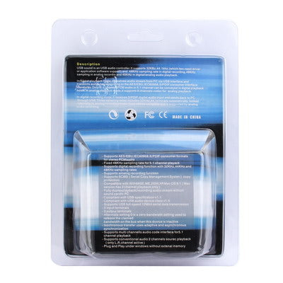 5.1 Channel Optical USB Sound audio controller by buy2fix