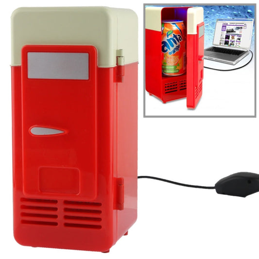 Mini USB PC Fridge Beverage / Drink Cans Cooling / Heating(Red) by buy2fix