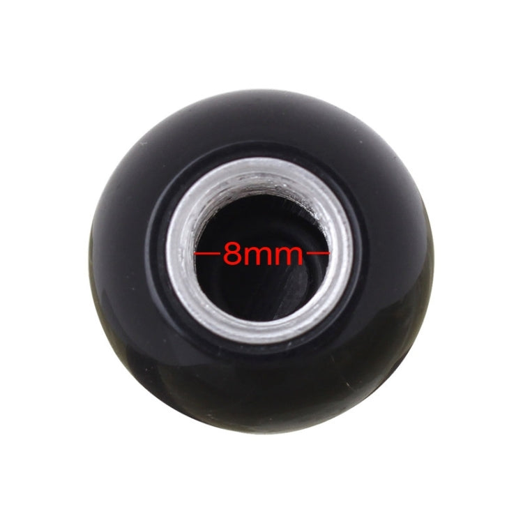 Universal 8mm American Billiards No.8 Ball Style Plastic Car Tire Valve Caps, Pack of 4(Black) by buy2fix