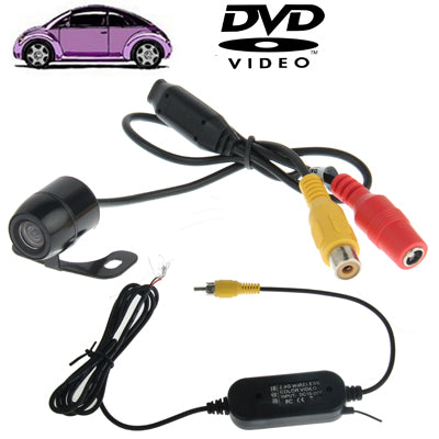 Waterproof Wireless Butterfly DVD Rear View Camera With Scaleplate , Support Installed in Car DVD Navigator or Car Monitor , Wide Viewing Angle: 170 degree (WX003)(Black) by buy2fix