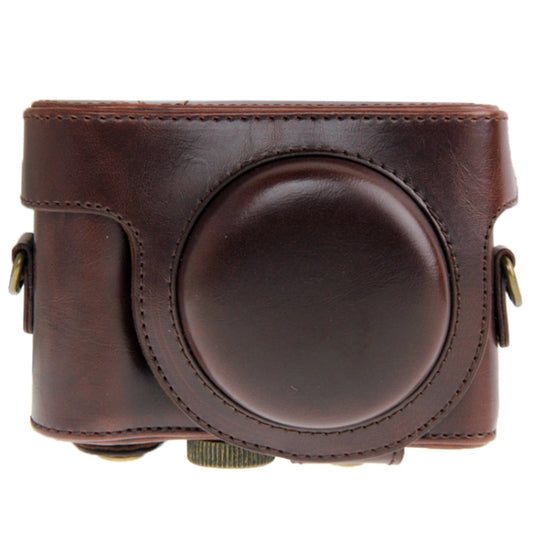 Leather Camera Case Bag for Sony HX50 (Coffee) by buy2fix