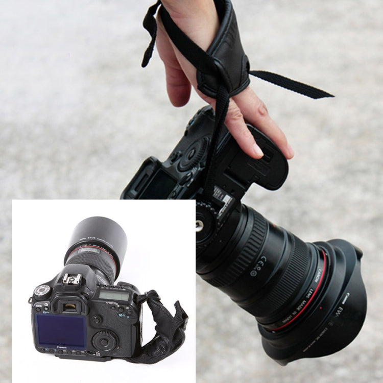 Leather Camera Grip(Black) by buy2fix