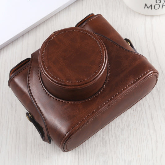 Full Body Camera PU Leather Case Bag with Strap for FUJIFILM X10 / X20(Coffee) by buy2fix