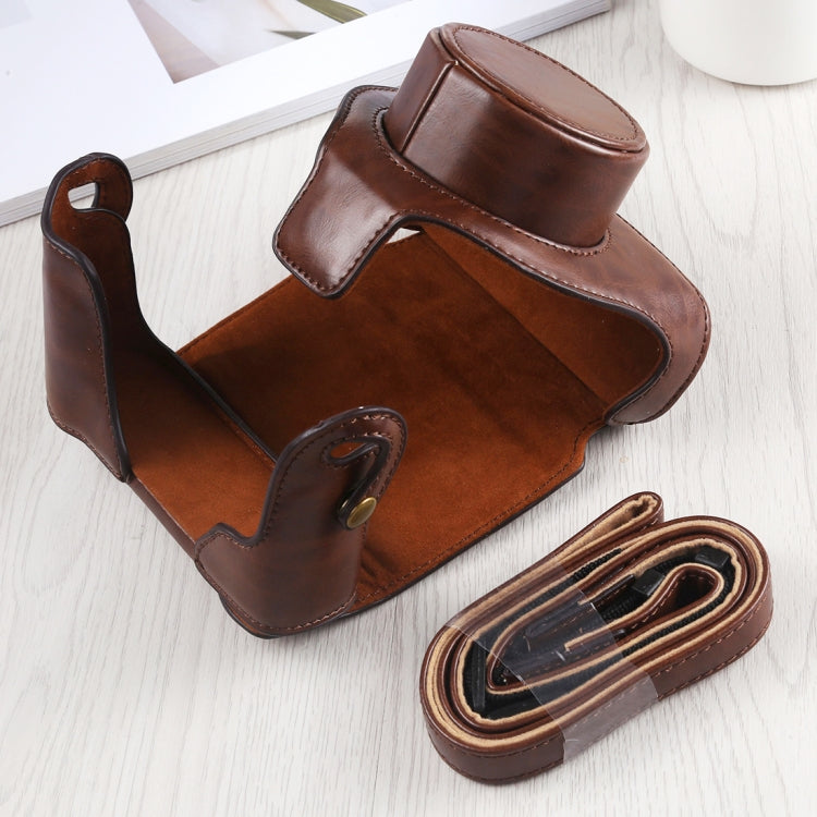 Full Body Camera PU Leather Case Bag with Strap for FUJIFILM X10 / X20(Coffee) by buy2fix
