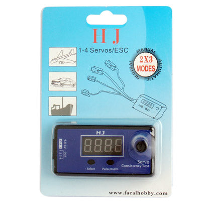 HJ Digital Servo Tester / ESC Consistency Tester for R/C Helicopter by buy2fix