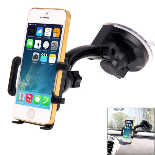 Universal 360 Degree Rotation Suction Cup Car Holder / Desktop Stand for iPhone, Galaxy, Sony, Lenovo, HTC, Huawei, and other Smartphones of Width: 4.5cm - 7.4cm(Black) by buy2fix