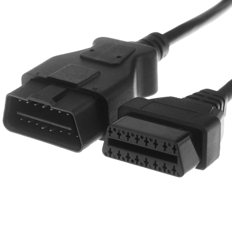 ELM327 OBDII 16 Pin to 16 Pin Bluetooth Car Diagnostic Cable, Length: 1.5m(Black) by buy2fix