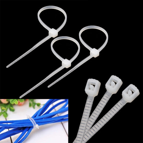 10cm Self-Locking Nylon Cable Wire Zip Ties (1000pcs in one packing, the price is for 1000pcs)(White) by buy2fix