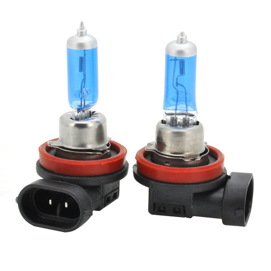 H11 Halogen Car Headlight, 2400 Lumens White Light, 12V / 100W 6000K by buy2fix
