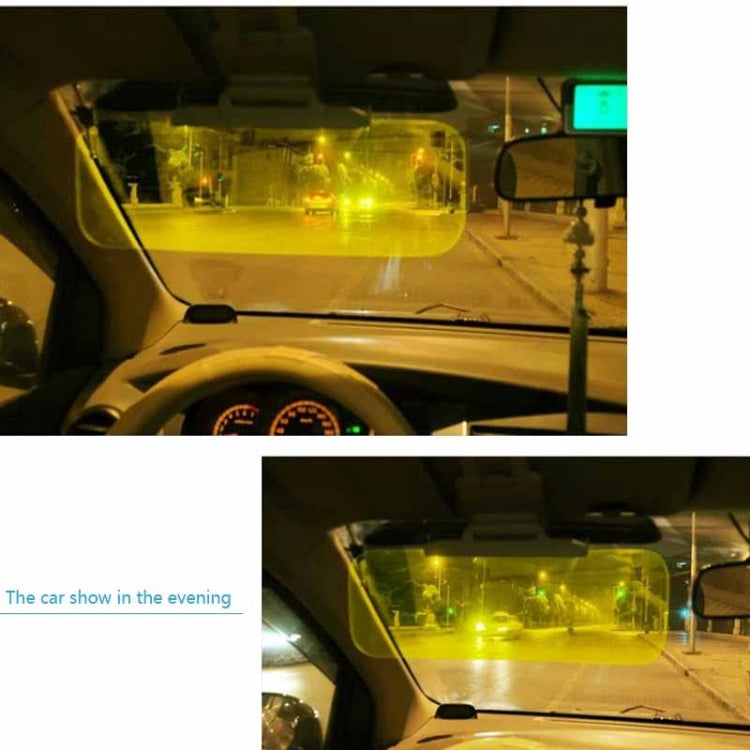 2 in 1 HD Car Anti-Glare Dazzling Goggle Day Night Vision Driving Mirror Sun Visors by buy2fix