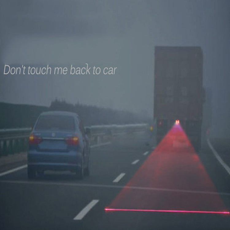 Car Universal Alarm 650nm Red Laser Tail Fog Light Lamp by buy2fix